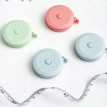 1pc Mini Automatic Retractable Clothing Measuring Tape- 1.5 Meters Long, Easy-To-Use, Accurate, Compact, And Portable- Perfect For Sewing, Tailoring, And Body Measurement