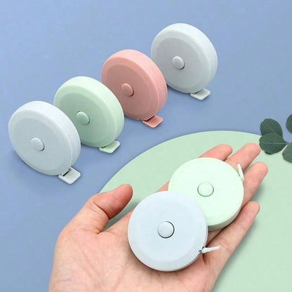 1pc Mini Automatic Retractable Clothing Measuring Tape- 1.5 Meters Long, Easy-To-Use, Accurate, Compact, And Portable- Perfect For Sewing, Tailoring, And Body Measurement
