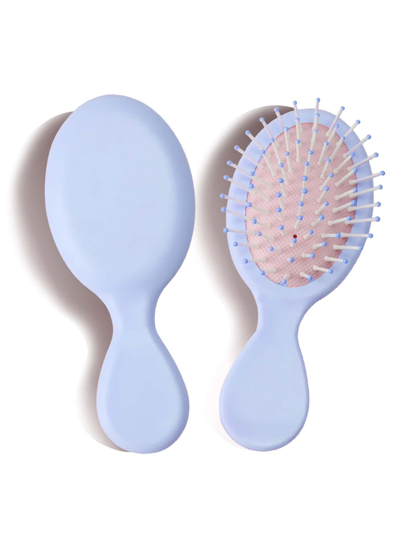 1pc Mini Portable Daisy Floral Frosted Air Cushion Hair Brush With Handle, Styling Tool, Hair Care, Gift For Girls, Hair Brush, Comb, Beauty Tool, Salon Beauty Supply, Back To School, Travel Essential