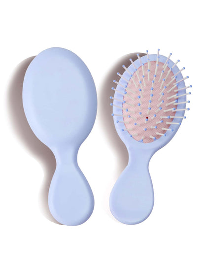 1pc Mini Portable Daisy Floral Frosted Air Cushion Hair Brush With Handle, Styling Tool, Hair Care, Gift For Girls, Hair Brush, Comb, Beauty Tool, Salon Beauty Supply, Back To School, Travel Essential