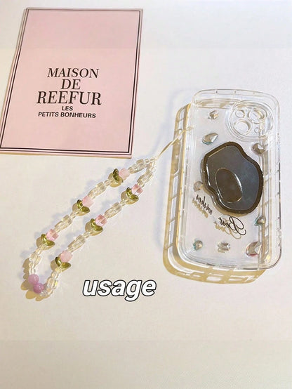 1pc Minimalist Fashion Tulip Flower Accessory, Phone Case Pendant, Wrist Strap, Bag Decor, Daily Accessory, Phone Lanyard, Camera Strap, Phone Accessories, Smartphone Wristband, Smartphone Crossbody B