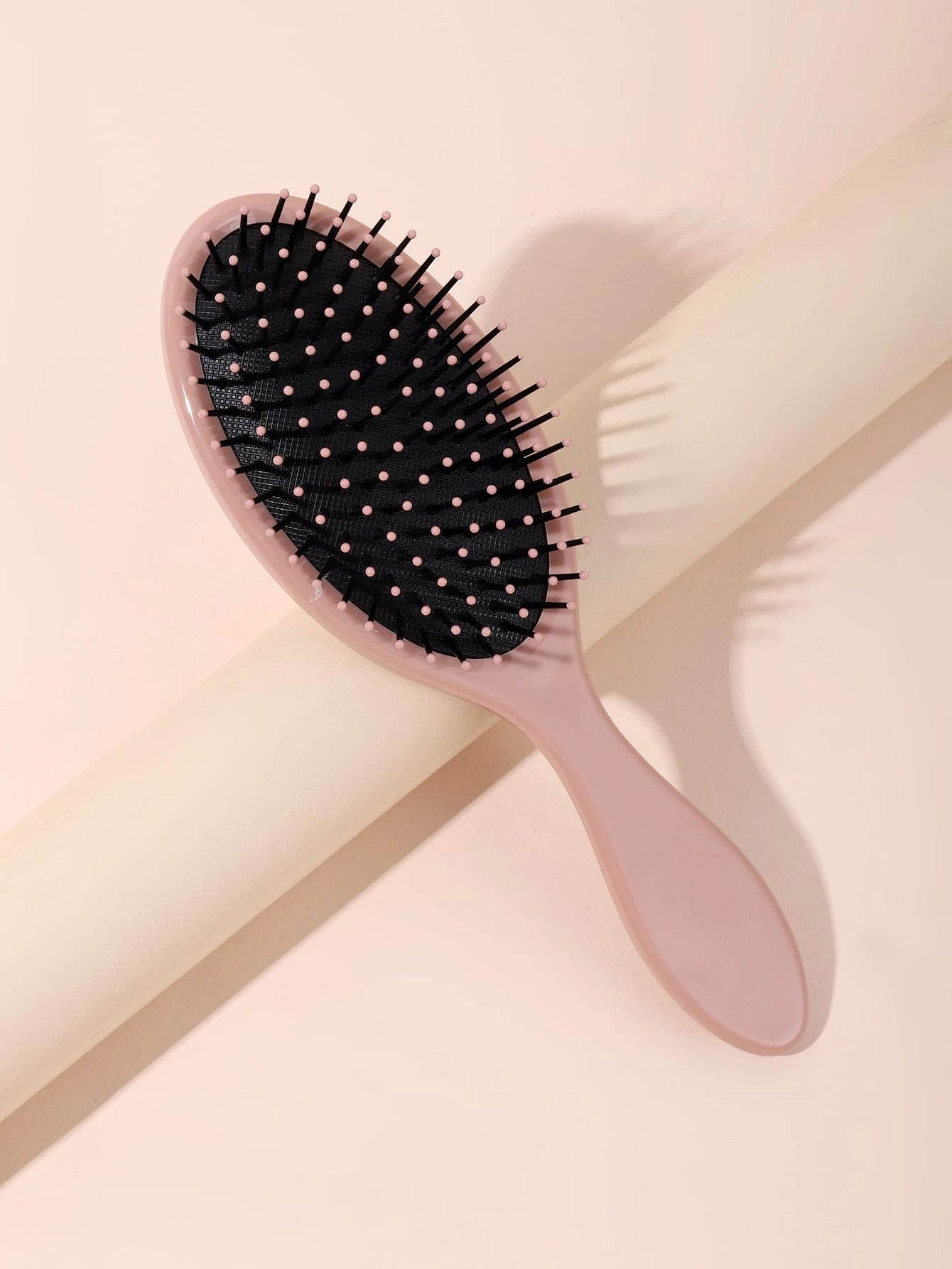 1pc Oval Massage Air Cushion Comb, Plastic Material, Easily Detangles Hair, Suitable For Blow Drying And Straightening, Air Cushion Brush For All Hair Types Including Thick/Curly/Thin/Long/Short, Dry