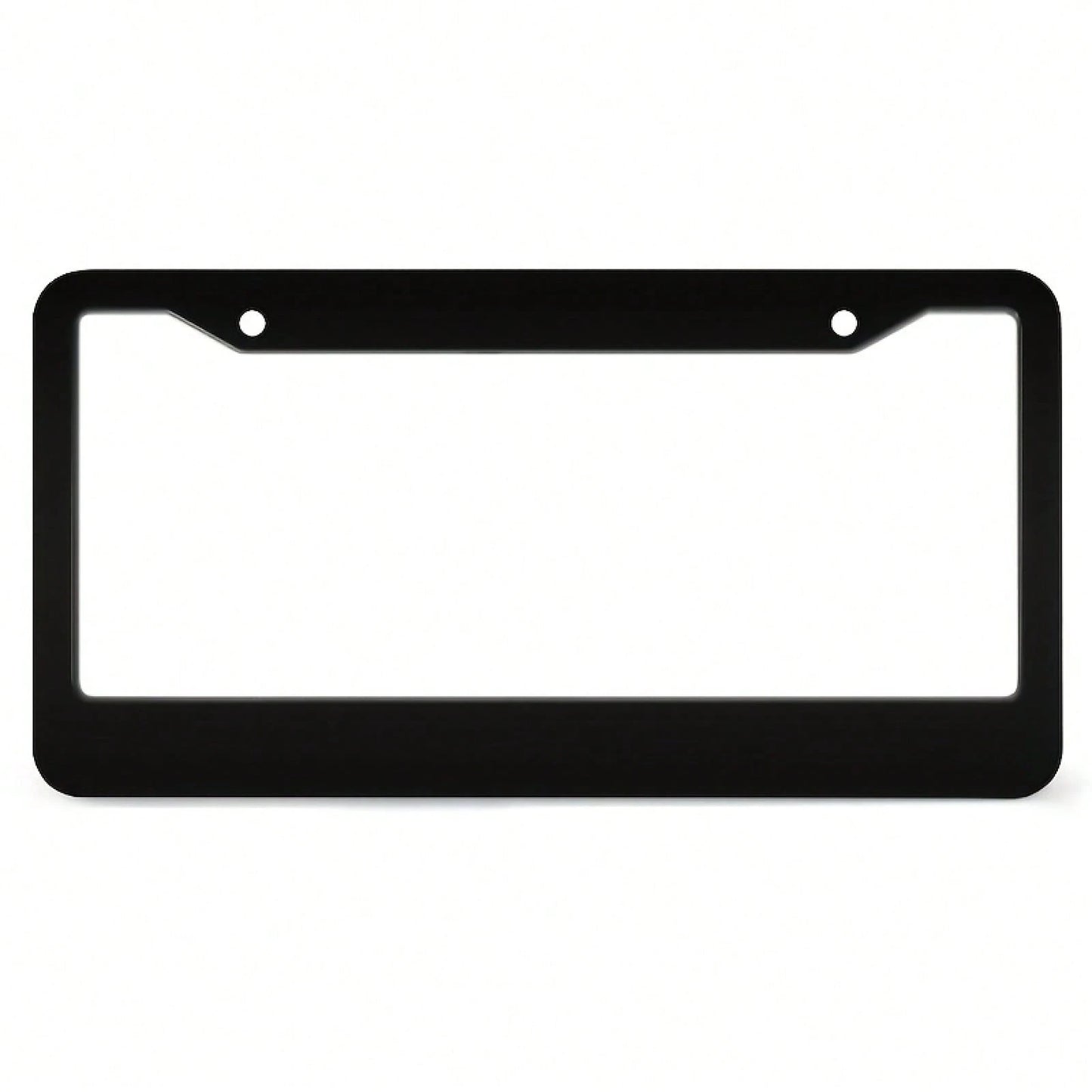 1PC Personalized License Plate Frame, Pink Heart-Shaped Design, Made Of, Protects Your Car's License Plate, Car Decoration Accessory, Size 12x6inch.For Decorative Purposes Only