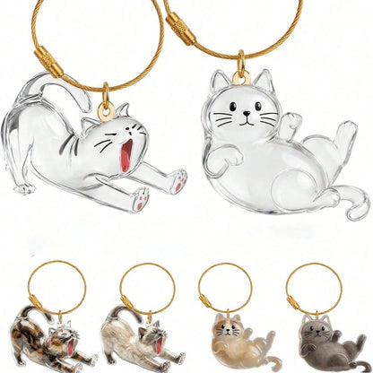 1pc Pet Breed Pattern Pet Fur Storage Keychain, Cat Fur Memorial Bottle, Pet Fur Collection Keychain, Furever Gift For Pet Lovers, Cat Keychain Keepsake