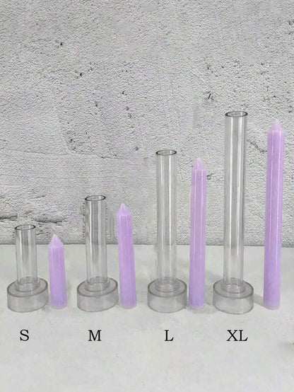 1pc Pillar DIY Candle Molds, Perfect For Making Emergency Candles, Chime Candles, Table Candles, DIY Clay Molds, Home Decoration Christmas For Holiday Gift Giving