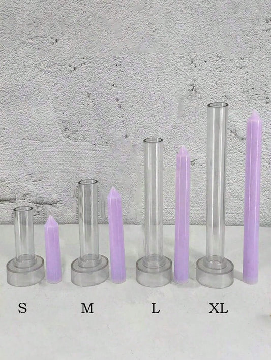 1pc Pillar DIY Candle Molds, Perfect For Making Emergency Candles, Chime Candles, Table Candles, DIY Clay Molds, Home Decoration Christmas For Holiday Gift Giving