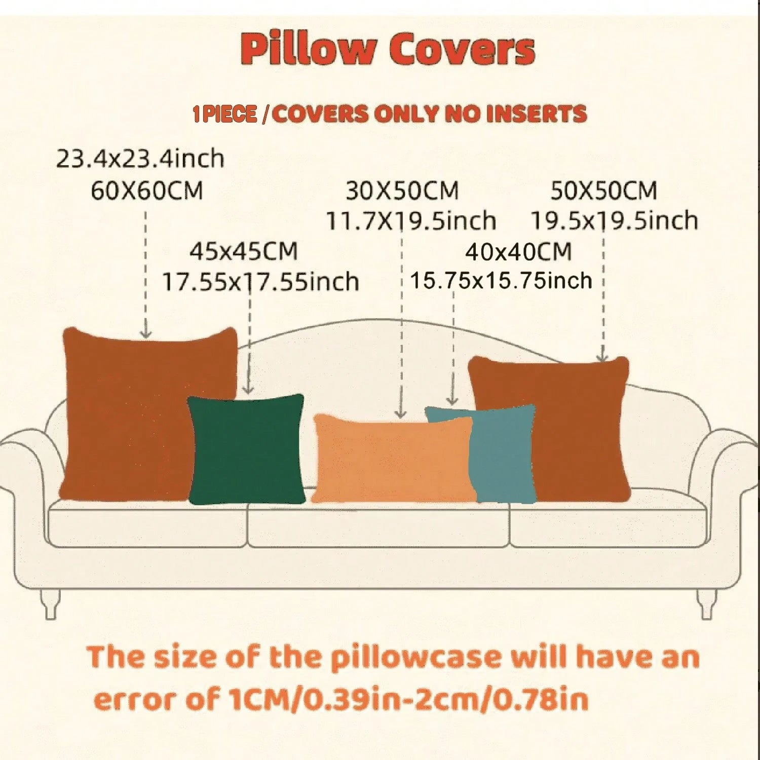 1pc Pillow Case Without Insert, Chocolate Vintage Wabi-Sabi Style + Minimalist Gentle Textured Chenille + Linen Blend Fabric Woven Decorative Cushion Cover, Suitable For Home, Sofa, Bed, Bedroom, Livi