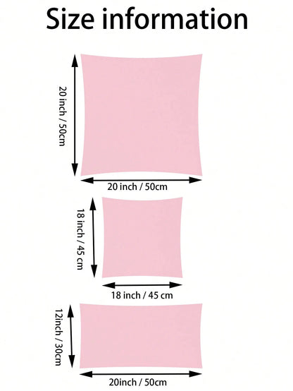 1pc Plush Embossed Pillowcase (Pillow Core Not Included), Simple Style Square Pillow Cover Suitable For Living Room And Bedroom, All Seasons