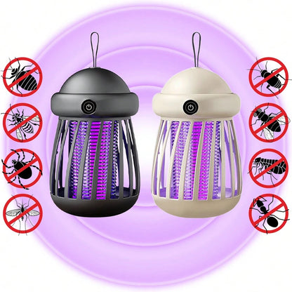 1pc Portable LED Camping Mosquito Repelling Light, Outdoor Rechargeable Lighting Lamp, Multi-Functional Emergency Light, LED Tent Lamp, Camping Accessories