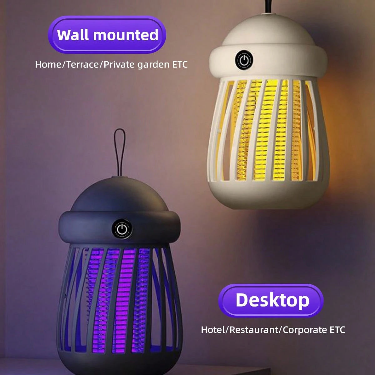 1pc Portable LED Camping Mosquito Repelling Light, Outdoor Rechargeable Lighting Lamp, Multi-Functional Emergency Light, LED Tent Lamp, Camping Accessories