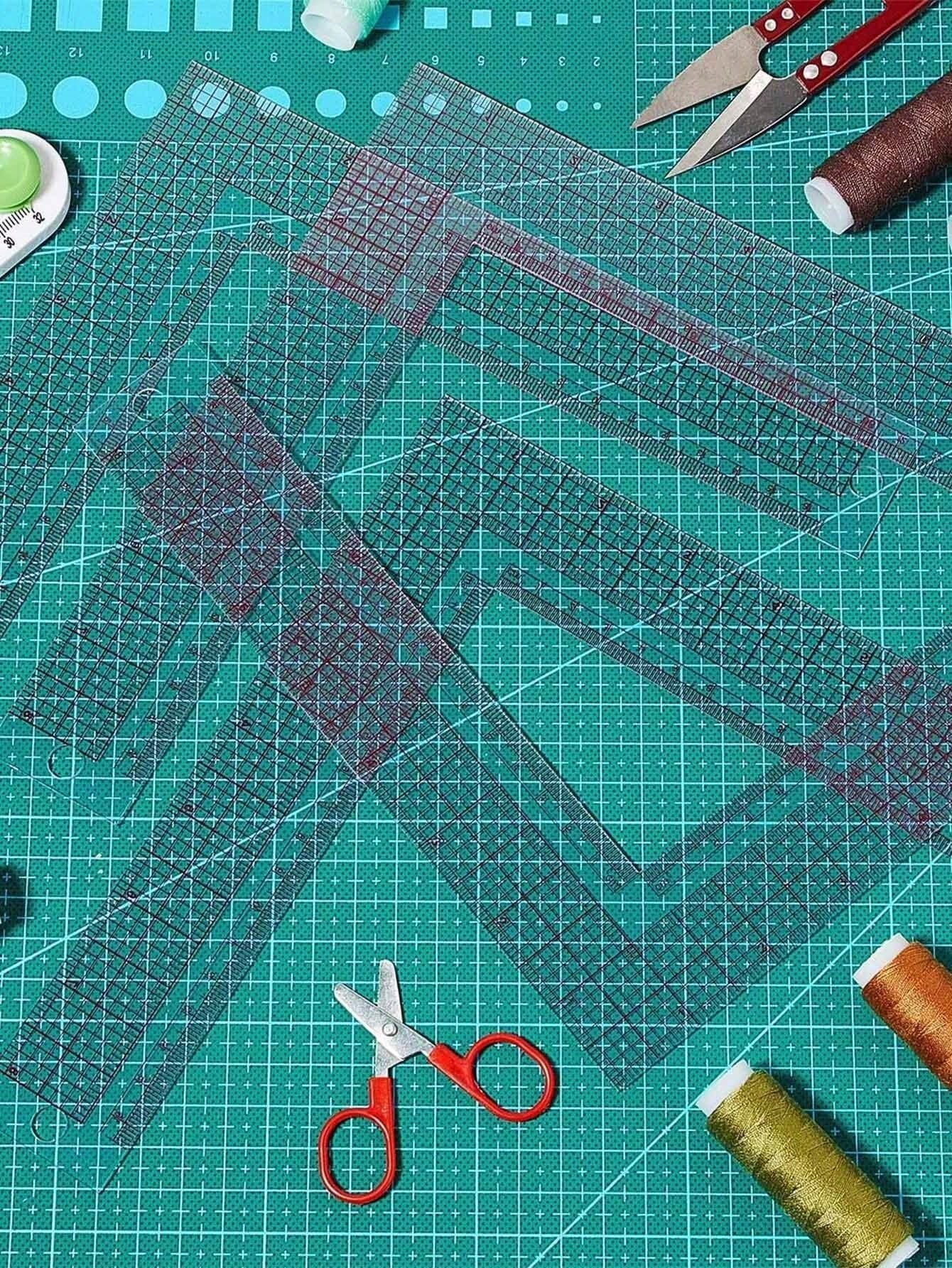 1pc Professional Sewing Ruler Set- L-Shaped Ruler, French Curve Ruler And 90 Degree Ruler, For Precise Garment Pattern Making And Clothing Design- Random Style
