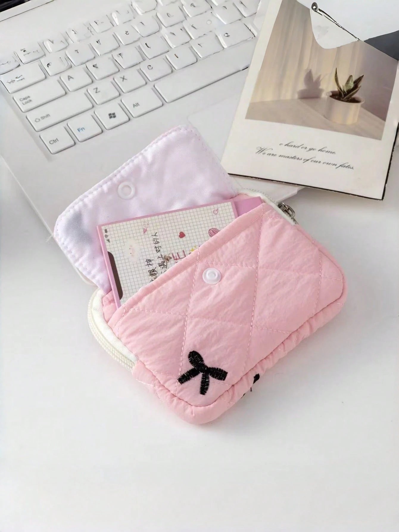 1Pc Quilted Camera Bag CCD Storage Bag Camera Case Mini Cute Square Cosmetic Bag Camera Dust Proof Storage Bag Camera Pouch Women Lipstick Sanitary Napkins Storage Pouch Small Makeup Zipper Bags Coin