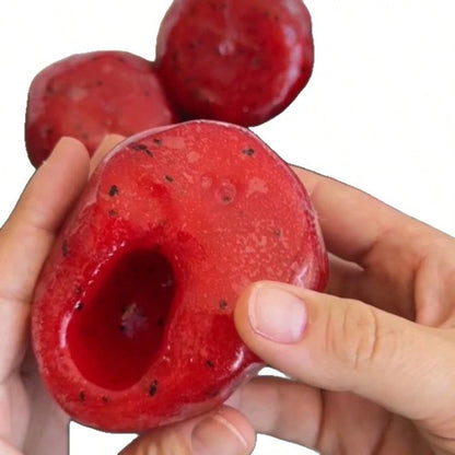 1pc Random Style & Color Watermelon Ice Cream Squishy Toy, Press And Pop Stress Relief Fidget Toy
