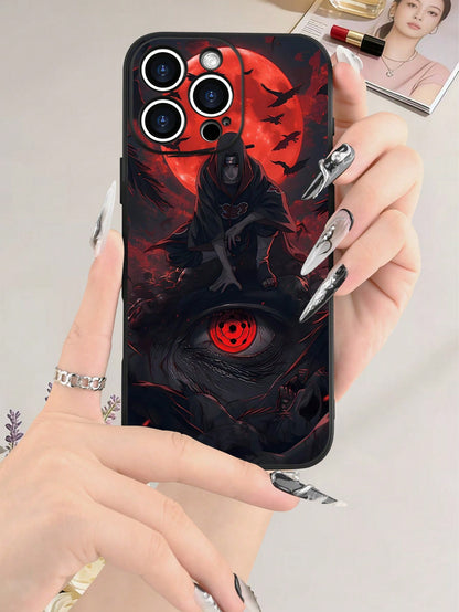 1PC Sharingan Moon Stylish Pattern TPU Anti Drop Phone Case For Men And Women 17/17PRO/17AIR/17PROMAX/16E/16/16PRO/16PLUS/16PROMAX/15/15PLUS/15PRO/15PROMAX/A71/A56/S26/S26PLUS/S26ULTRA/S25/S24/S23( I
