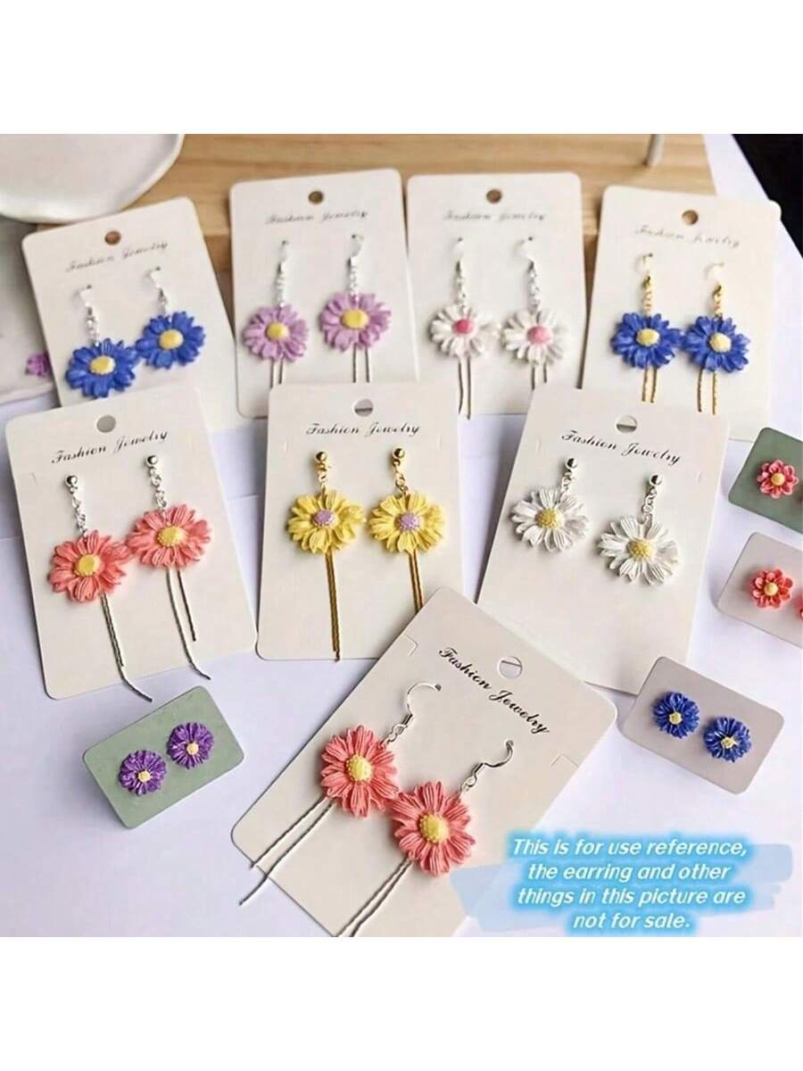 1pc Silicone Flower Mold For Polymer Clay Floral Bouquet Casting, DIY Earrings Pendant Making, Polymer Clay Crafting, Mold