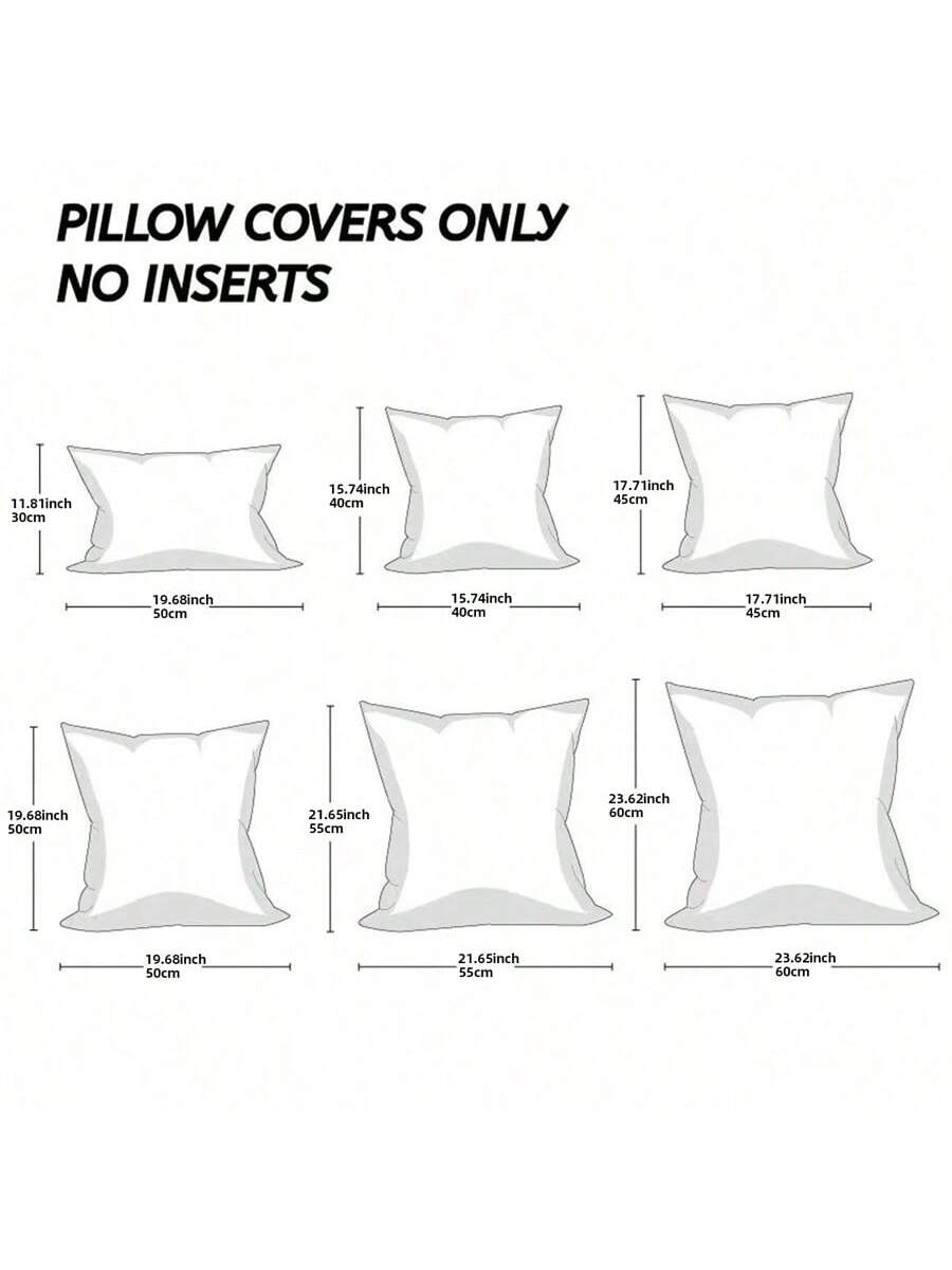 1pc Soft Chenille Pillow Case, Suitable For Living Room, Bedroom & Sofa