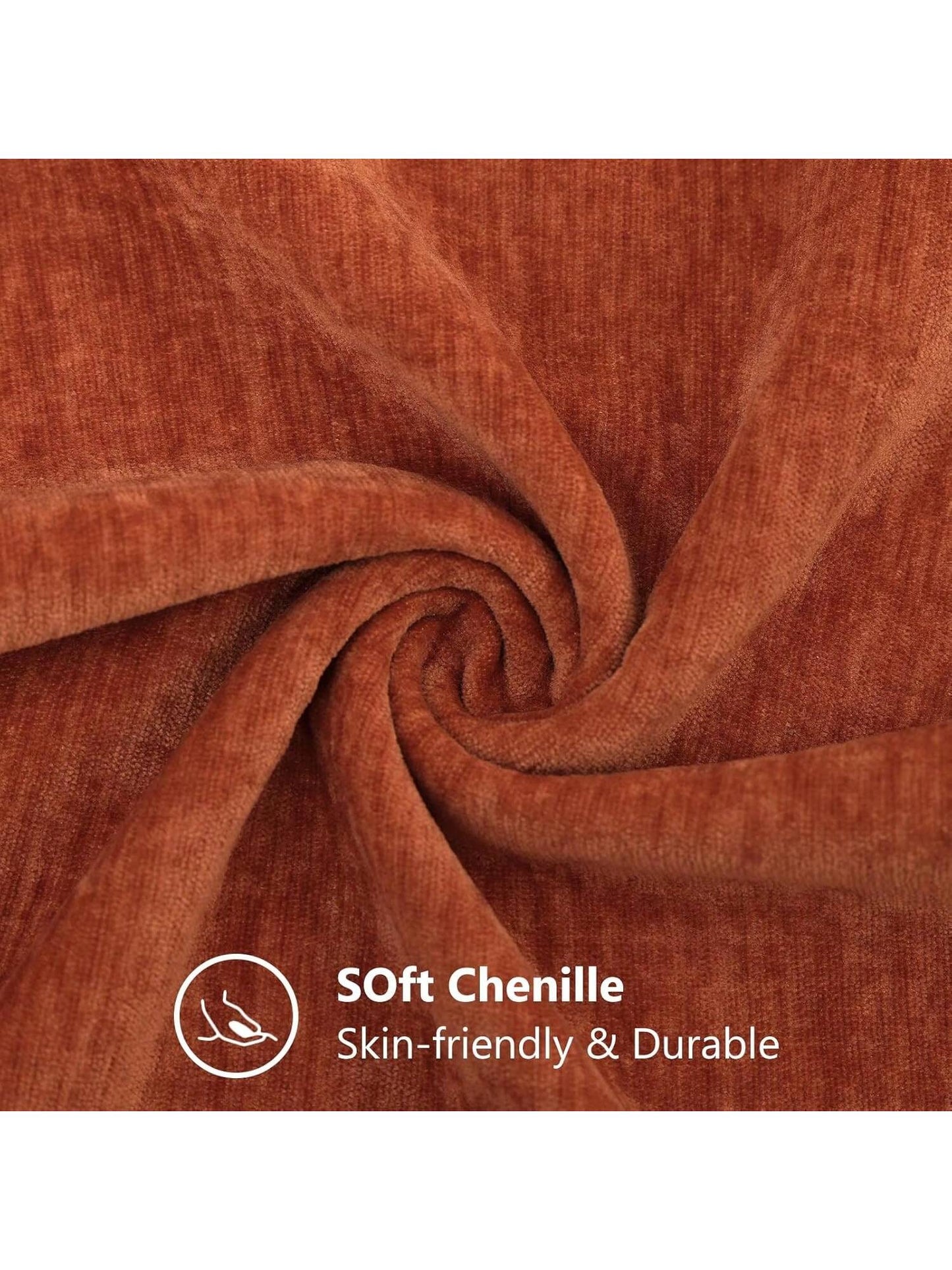 1pc Soft Chenille Pillow Case, Suitable For Living Room, Bedroom & Sofa