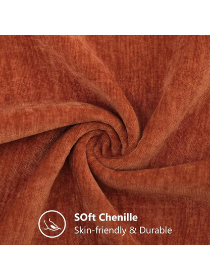 1pc Soft Chenille Pillow Case, Suitable For Living Room, Bedroom & Sofa