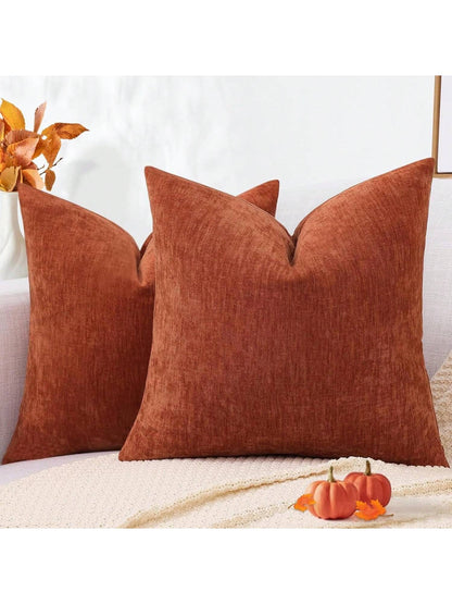 1pc Soft Chenille Pillow Case, Suitable For Living Room, Bedroom & Sofa