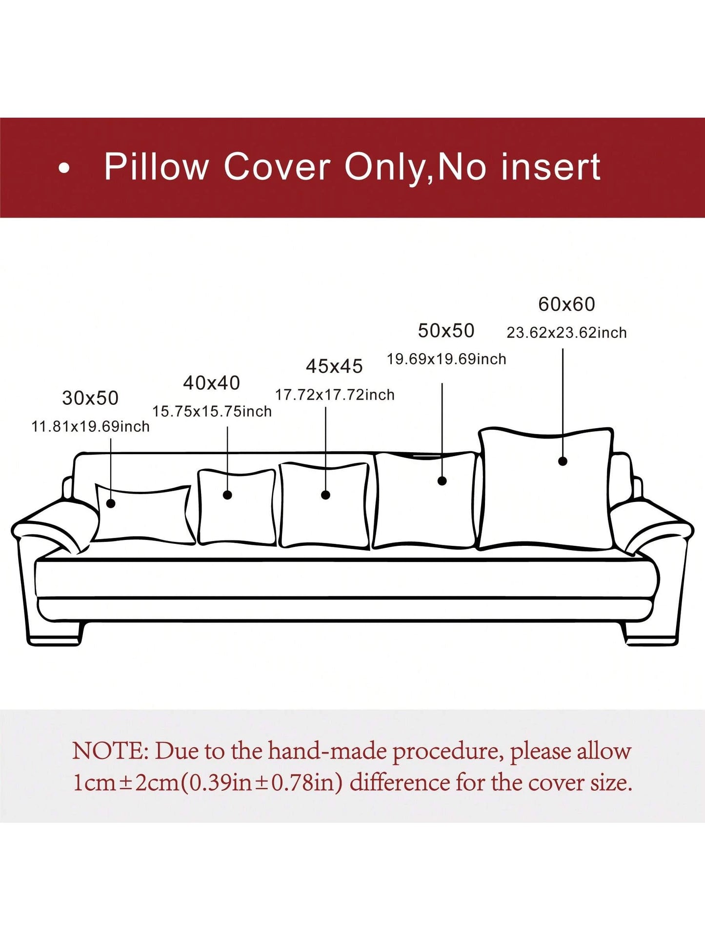 1pc Soft & Comfortable Sherpa Pillow Cover With Sewn Edges, Rust Color (Pillow Insert Not Included), Suitable For Sofa, Bed, Spring/Summer