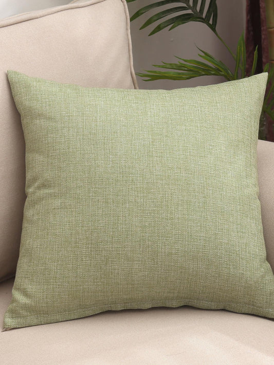 1pc Solid Color Cushion Cover, Modernist Linen Decorative Throw Pillow Case For Home