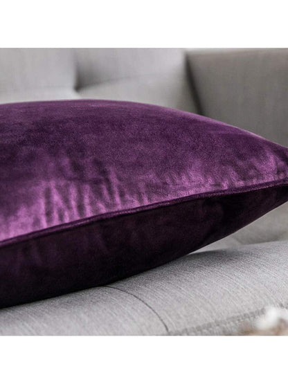 1pc Solid Cushion Cover Without Filler