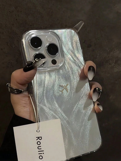 1pc TPU Large Hole Lens Anti-Drop Phone Case Minimalist Design Suitable For IPhone 11/12/13/13 Pro Max/14 Pro Max/ 15/15 Pro/15 Plus/15 Pro Max/16/16 Pro/16 Plus/16 Pro Max/ 17/ 17 Air/ 17 Pro/ 17 Pro
