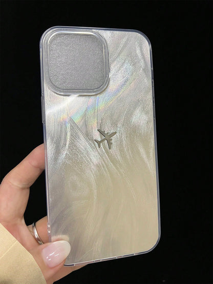 1pc TPU Large Hole Lens Anti-Drop Phone Case Minimalist Design Suitable For IPhone 11/12/13/13 Pro Max/14 Pro Max/ 15/15 Pro/15 Plus/15 Pro Max/16/16 Pro/16 Plus/16 Pro Max/ 17/ 17 Air/ 17 Pro/ 17 Pro