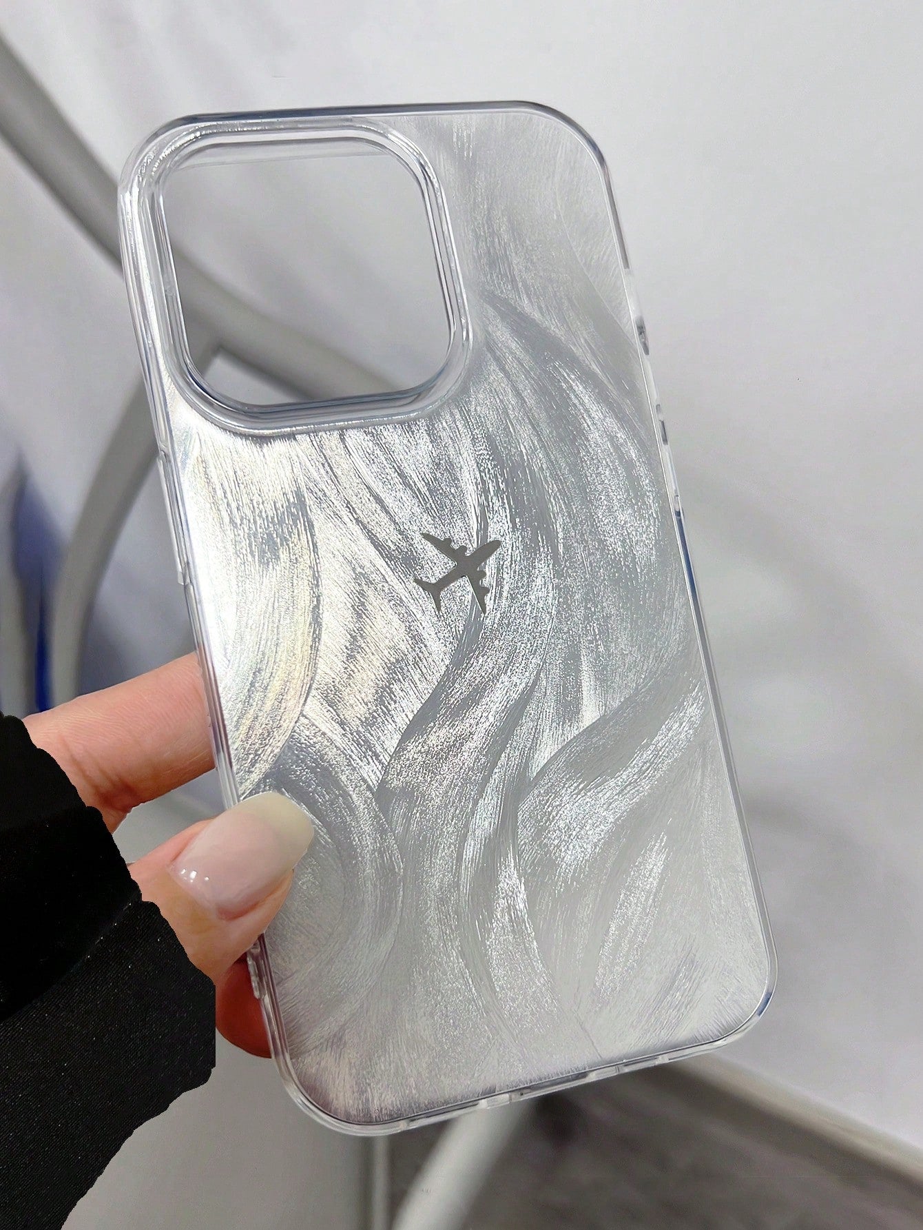 1pc TPU Large Hole Lens Anti-Drop Phone Case Minimalist Design Suitable For IPhone 11/12/13/13 Pro Max/14 Pro Max/ 15/15 Pro/15 Plus/15 Pro Max/16/16 Pro/16 Plus/16 Pro Max/ 17/ 17 Air/ 17 Pro/ 17 Pro