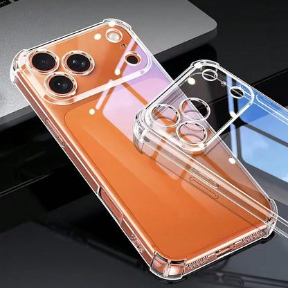 1pc Transparent Phone Case Compatible With IPhone 17, Soft TPU Full Camera Protection Ultra Thin Phone Case Compatible With IPhone 17 Pro Max/17 Pro/17 Air/17/15/16/14/13/12/11 Series