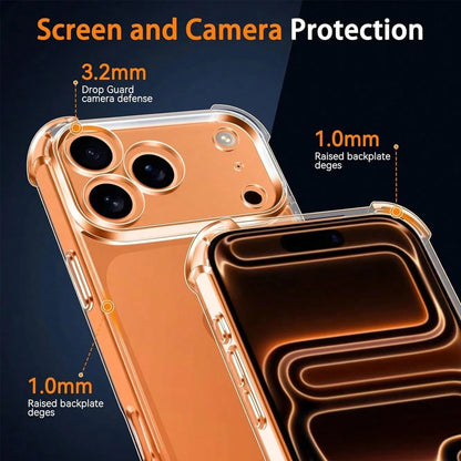 1pc Transparent Phone Case Compatible With IPhone 17, Soft TPU Full Camera Protection Ultra Thin Phone Case Compatible With IPhone 17 Pro Max/17 Pro/17 Air/17/15/16/14/13/12/11 Series