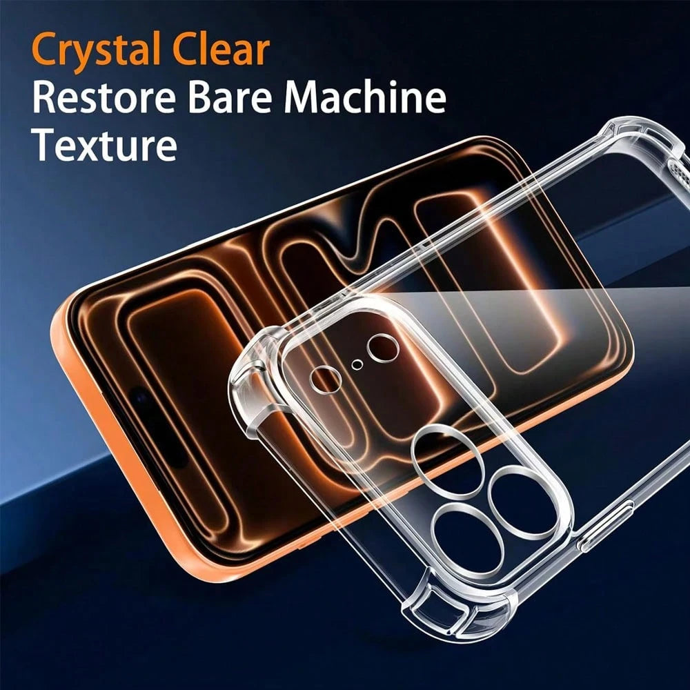 1pc Transparent Phone Case Compatible With IPhone 17, Soft TPU Full Camera Protection Ultra Thin Phone Case Compatible With IPhone 17 Pro Max/17 Pro/17 Air/17/15/16/14/13/12/11 Series
