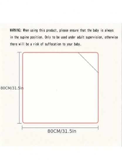 1pc Unisex Polyester Fabric Hooded Coral Fleece Soft & Quick Dry Baby Bath Towel/Robe, 80cm/31.5inch*80cm/31.5inch, Suitable For Infant, Bathroom, Beach, All Seasons