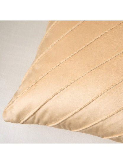 1pc Velvet Gold Shiny Diagonal Stripe Throw Pillow Cover, Square Cushion Case, Holiday Home Decor Pillow, Soft Comfortable Fabric, Modern Decorative Sofa, Home Bedroom, Dorm Use