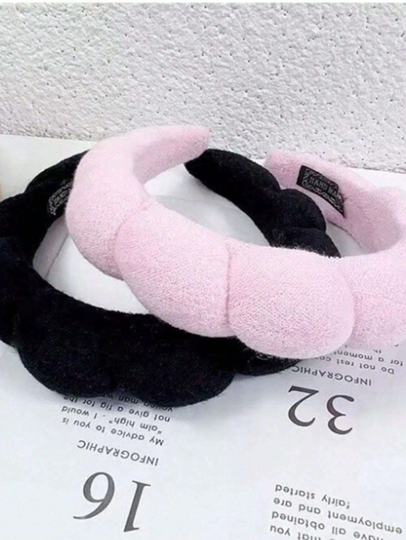 1pc White Facial Headband, Face Mask Headband, Makeup Sponge Headband, Towel Headband, Cleansing Headband, Sports Headband, Fashion Accessory For Women & Girls, Great Gift