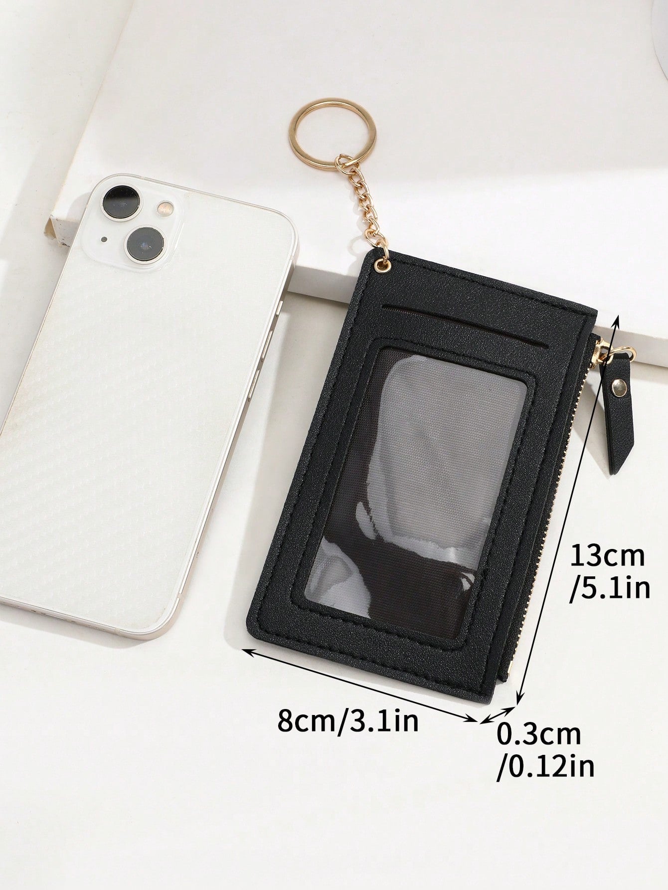 1pc Zipper With Multiple Card Slots Fashionable & Slim Design With License Holder Card Holder Card Holder Wallet Business Card Holder Credit Card Holder Id Card Holder Card Holder Women For Women Mini