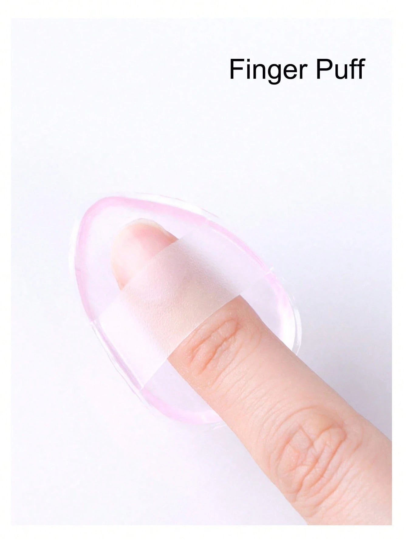 2/3/5pcs Multi-Color Silicone Jelly Finger Mini Thumb Makeup Sponge Blender, Soft & Bouncy, Suitable For Liquid Foundation, Concealer, Easy To Clean, New Matte Makeup Tool