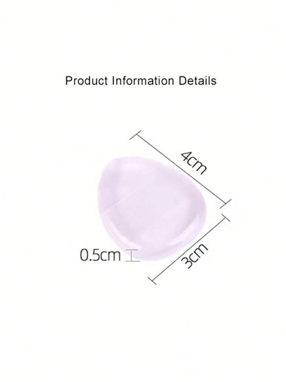 2/3/5pcs Multi-Color Silicone Jelly Finger Mini Thumb Makeup Sponge Blender, Soft & Bouncy, Suitable For Liquid Foundation, Concealer, Easy To Clean, New Matte Makeup Tool