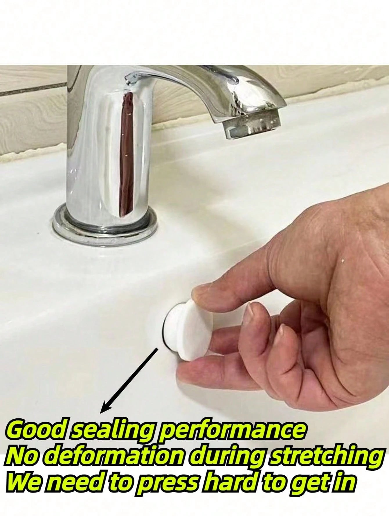 2/4/6/8pcs Plastic Sink Hole Overflow Cover For Kitchen & Bathroom, Basinim Bathtub Drain Stopper, Circular Basin Overflow Ring (Suitable For Aperture 22-24mm), Party, Wedding, Easter, Mother's Day, F