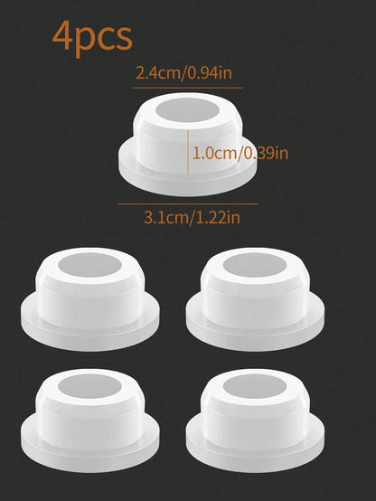 2/4/6/8pcs Plastic Sink Hole Overflow Cover For Kitchen & Bathroom, Basinim Bathtub Drain Stopper, Circular Basin Overflow Ring (Suitable For Aperture 22-24mm), Party, Wedding, Easter, Mother's Day, F