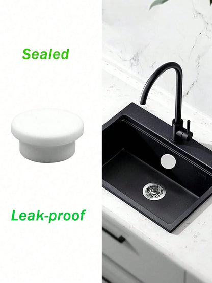 2/4/6/8pcs Plastic Sink Hole Overflow Cover For Kitchen & Bathroom, Basinim Bathtub Drain Stopper, Circular Basin Overflow Ring (Suitable For Aperture 22-24mm), Party, Wedding, Easter, Mother's Day, F
