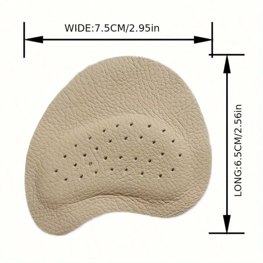 2/4/8pcs Self-Adhesive Shoe Insoles, Anti-Slip Front Pads, High Heel Forefoot Pads, Sweat Absorption And Breathability, Firm Fit