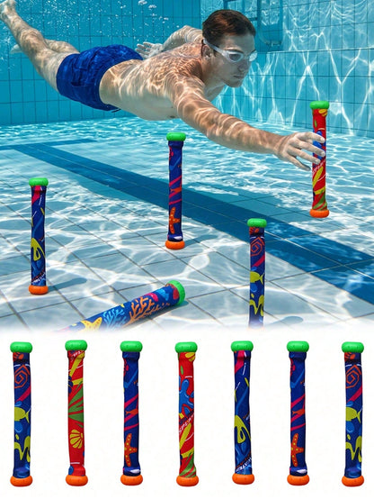 2/5pcs Random Color Inflatable Pool Water Toys Set, Adult Party Diving Throwing Water Equipment, Beach Bathroom Gift, Suitable For Halloween, Christmas/Adult Swimming Pool/Swimming Accessories/Water T