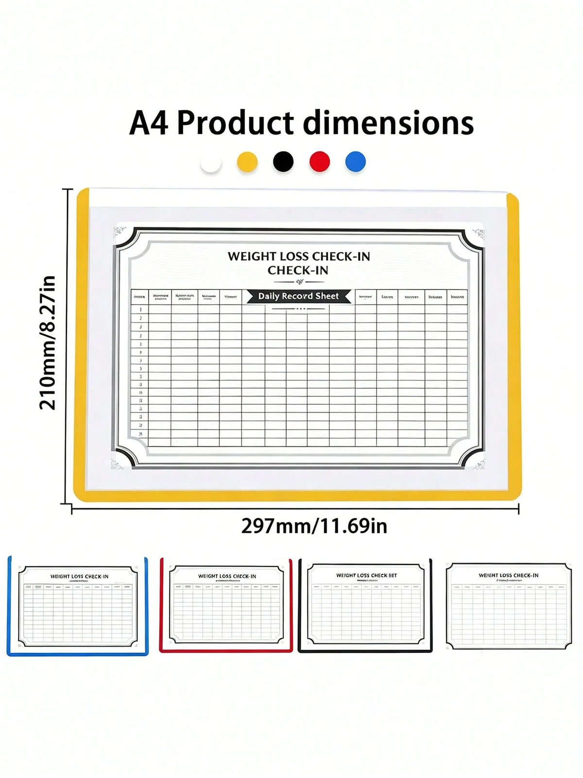 2/5pcs (With Adhesive) Hollow Transparent Acrylic Schedule Planner Display Stand & To-Do List Frame, A4 Reusable Dry-Erase Chore Chart Holder, Aesthetic Desktop Decor For Room Decoration And School Lo