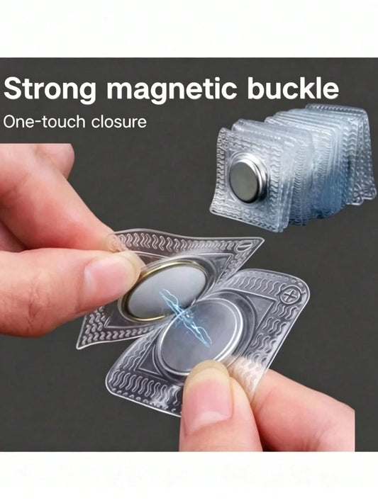 2/6/4/8/10pcs Large Strong Magnetic Buttons - Invisible Magnetic Discs For Clothing, Curtains, Bags, DIY Crafts - Easy To Sew Magnetic Button Sewing Accessories
