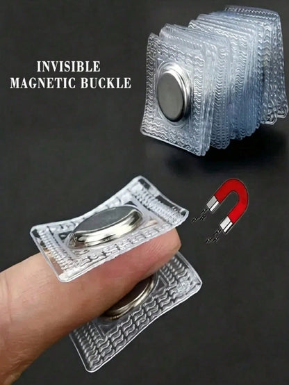 2/6/4/8/10pcs Large Strong Magnetic Buttons - Invisible Magnetic Discs For Clothing, Curtains, Bags, DIY Crafts - Easy To Sew Magnetic Button Sewing Accessories