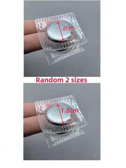 2/6/4/8/10pcs Large Strong Magnetic Buttons - Invisible Magnetic Discs For Clothing, Curtains, Bags, DIY Crafts - Easy To Sew Magnetic Button Sewing Accessories