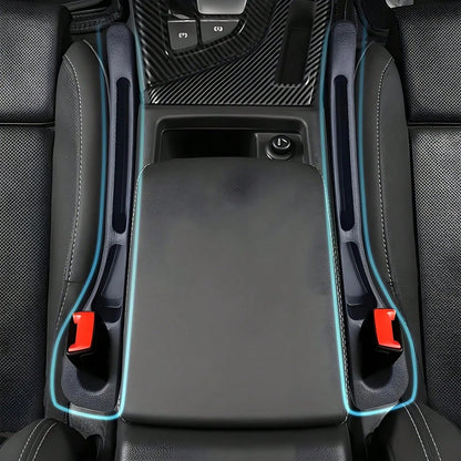 2 Pieces Car Seat Gap Filling Plug, Anti Drop, With Groove Design, Durable And Soft Material, Fine Texture, Multiple Colors, Very Suitable For Small Cars, SUVs And Trucks, Interior Item Sorting, Used