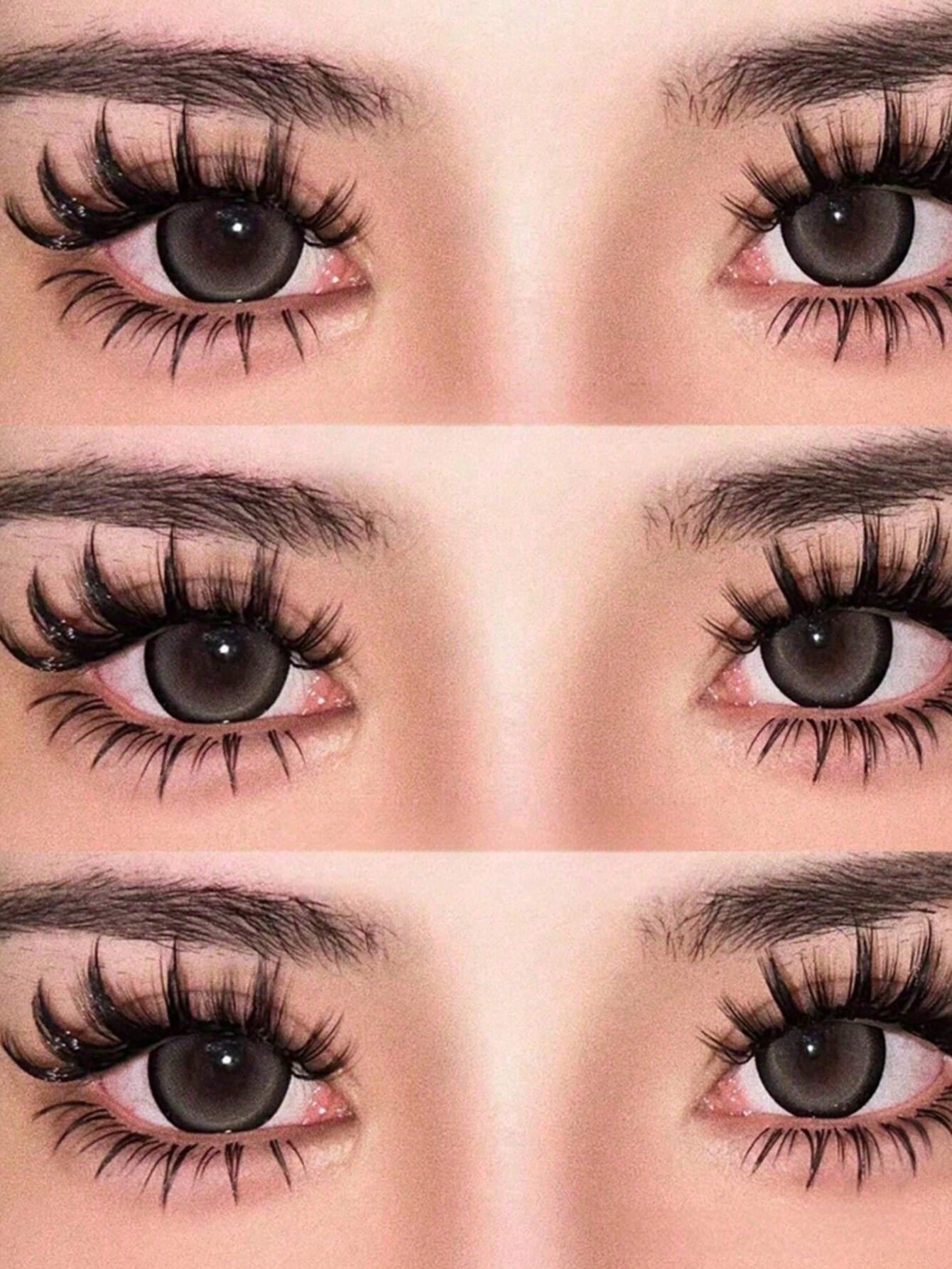 20 Pairs Manga Thick Lashes Natural Long Cosplay Makeup Cross Big Eye Effect Dramatic Full Strip Lashes/Manga Style False Lashes, 16mm Natural Look Doll Lashes For Halloween/Party/Christmas Makeup Str