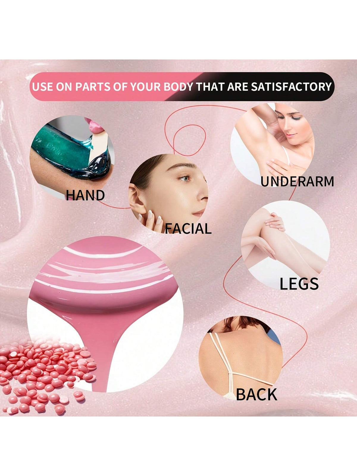 200cc Wax Heater Warmer Hair Removal Machine For Hand Foot Body SPA Epilator Paraffin Wax Pot